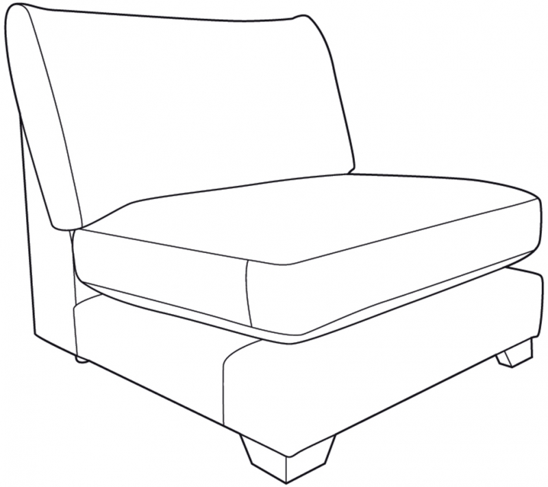 Buoyant Upholstery Ltd Mali Armless Unit