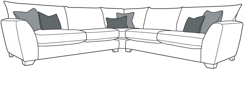 Buoyant Upholstery Ltd Mali Extra Large 3 Piece Corner Group