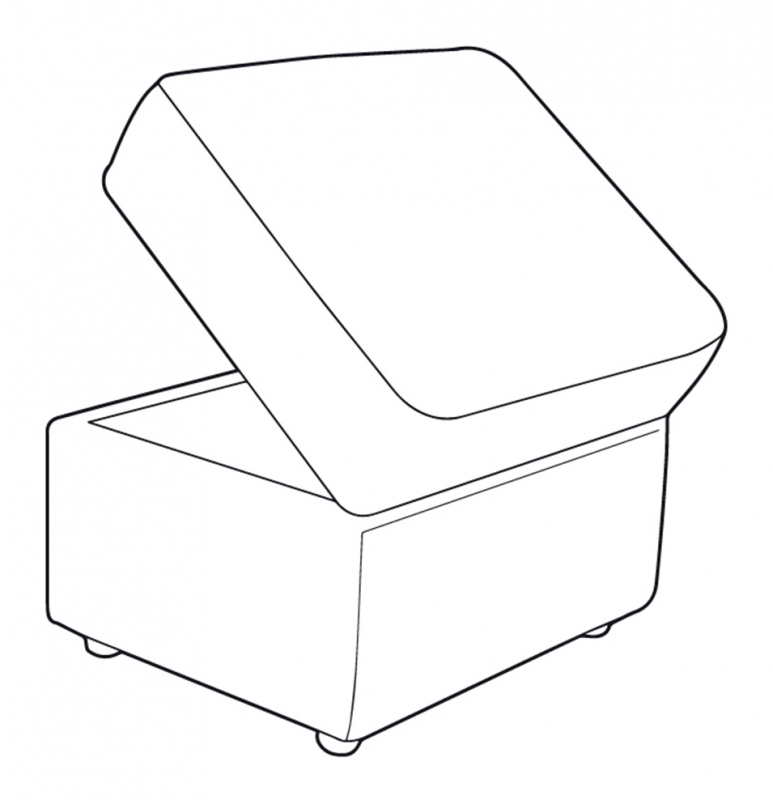 Buoyant Upholstery Ltd Mali Storage Stool