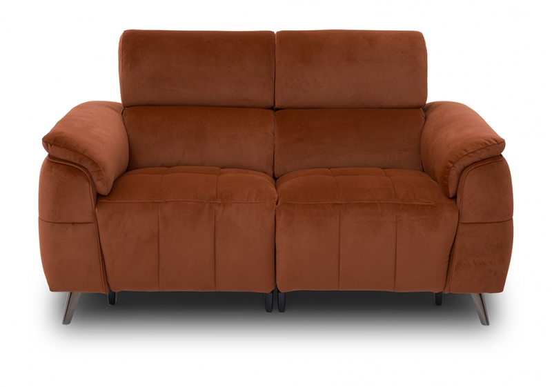 Premier  Farah 2 Seater Double Power Recliner Sofa with Adjustable Headrests and USB