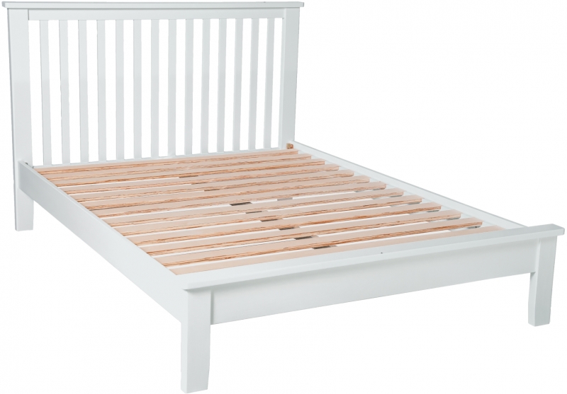 Fairway Furniture Howard 5'0 King Size Bedframe-White Painted