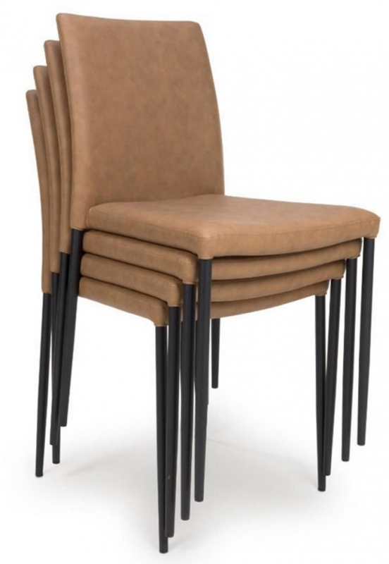Fairway Furniture Grace Set 4 Stackable Dining Chairs