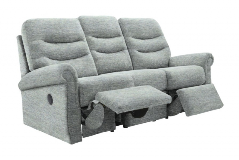 G-Plan Holmes 3 Seater Sofa with Double Power Recliner Actions