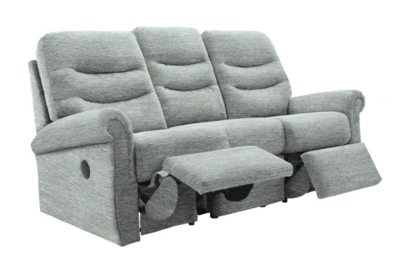 G Plan  Holmes 3 Seater Sofa with Double Power Recliner Actions