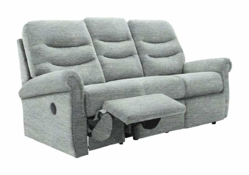 G Plan  Holmes 3 Seater Sofa with Single Power Recliner Action