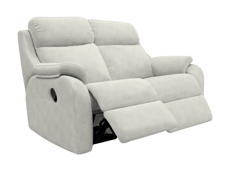 G Plan  Kingsbury 2 Seater Sofa with Double Manual Recliner Actions