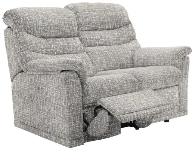 G-Plan Upholstery Malvern 2 Seater Sofa with Single Power Recliner Action - Touch Button