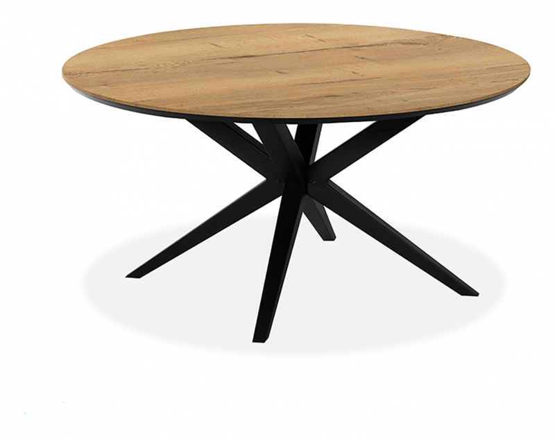 Fairway Furniture Waide Compact Round 120cm Fixed Top Dining Table