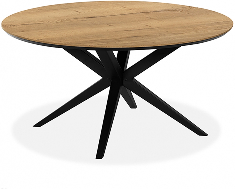Maxfurn Waide Small Round 130cm Fixed Top Dining Table