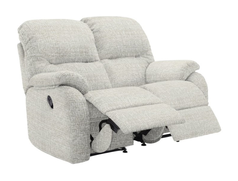 G-Plan Upholstery Mistral 2 Seater Sofa with Double Manual Recliner Actions