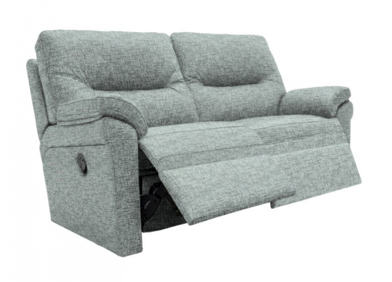 G-Plan Upholstery Seattle 2 Seater Sofa with Double Manual Recliner Actions