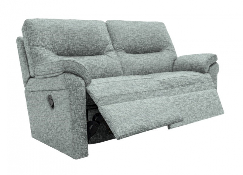 G Plan  Seattle 2 Seater Sofa with Double Manual Recliner Actions