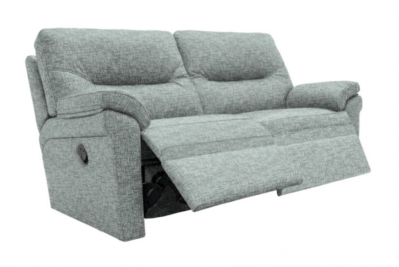 G-Plan Seattle 2.5 Seater Sofa (2 Cushion) with Double Manual Recliner Actions