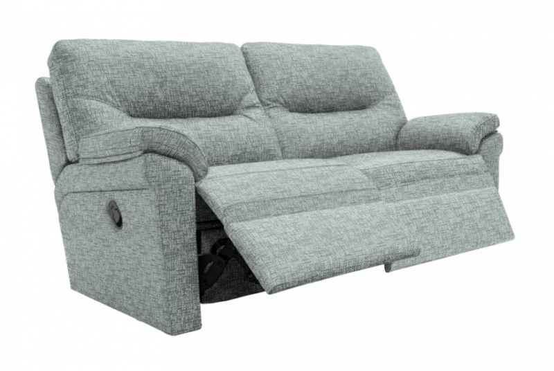 G Plan  Seattle 2.5 Seater Sofa (2 Cushion) with Double Manual Recliner Actions