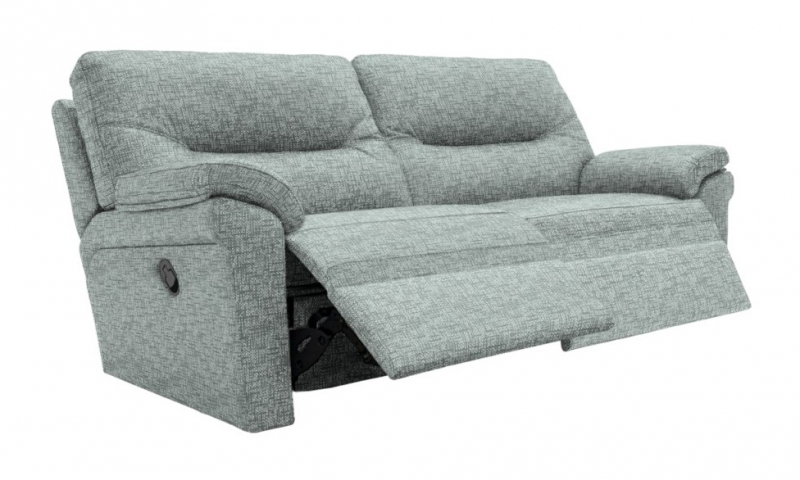 G-Plan Seattle 3 Seater Sofa (2 Cushion) with Double Manual Recliner Actions