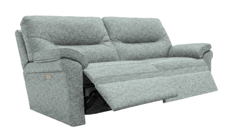 G Plan  Seattle 3 Seater Sofa (2 Cushion) with Double Power Recliner Actions