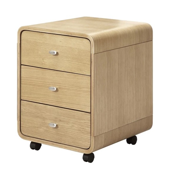 Jupiter Home Office 3 Drawer Pedestal Chest