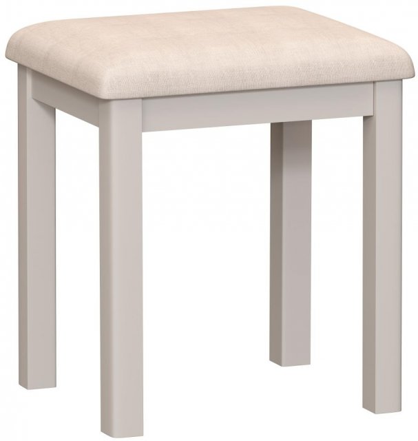 Feels Like Home Carbis Bedroom Stool - Natural Fabric Seat Pad