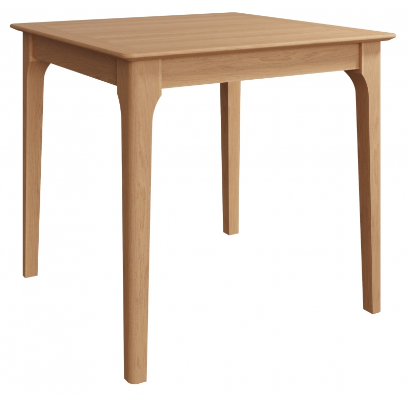 Feels Like Home Mia Dining Small Fixed Top Square Dining Table - 85 x 85cm