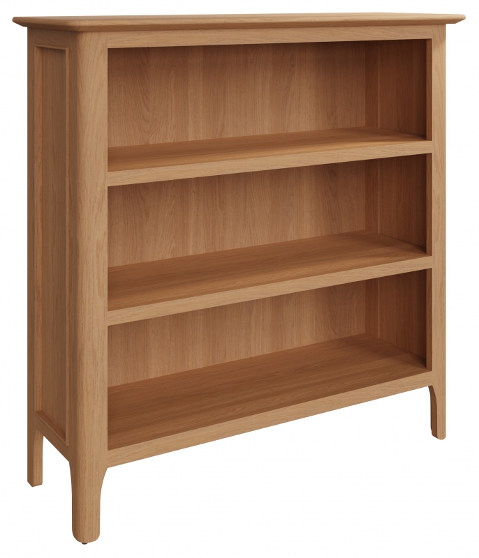 Feels Like Home Mia Dining Small Wide Bookcase - 2 Shelves