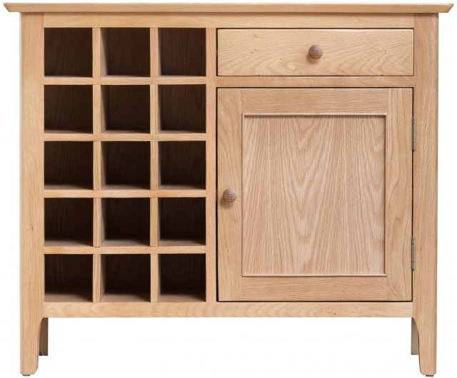 Feels Like Home Mia Dining Wine Cabinet - 1 Drawer - 1 Door