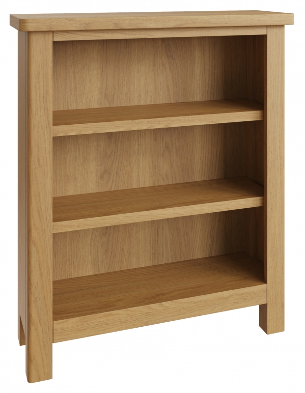 Totnes Dining Small Wide Bookcase