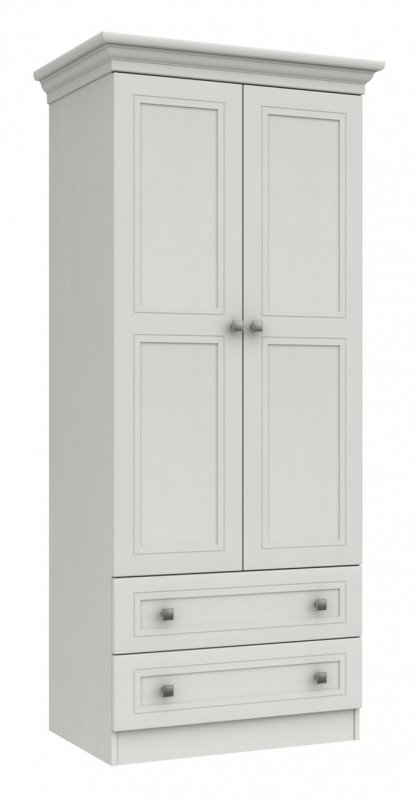 Celeste 2 Door - 2 Drawer Combi Wardrobe - 1 Rail - 1 Shelf