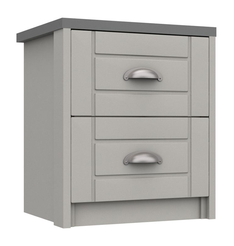 Shadow 2 Drawer Bedside Chest