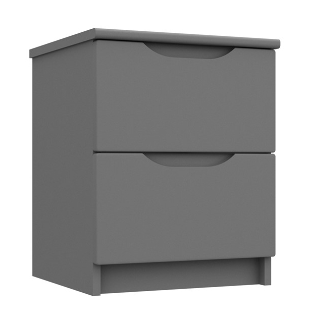 Fairway Furniture Skylar 2 Drawer Bedside Chest