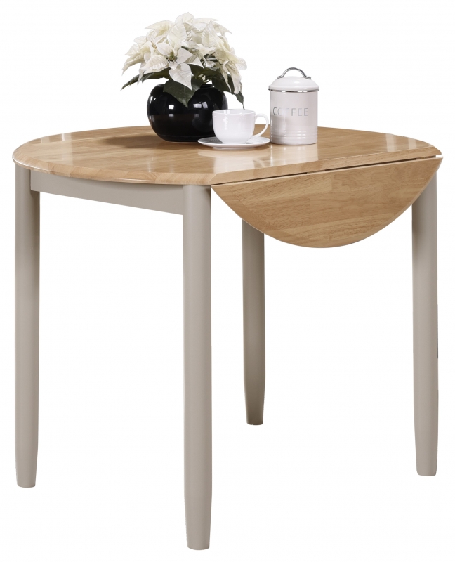 Feels Like Home Fowey Round Drop Leaf Dining Table