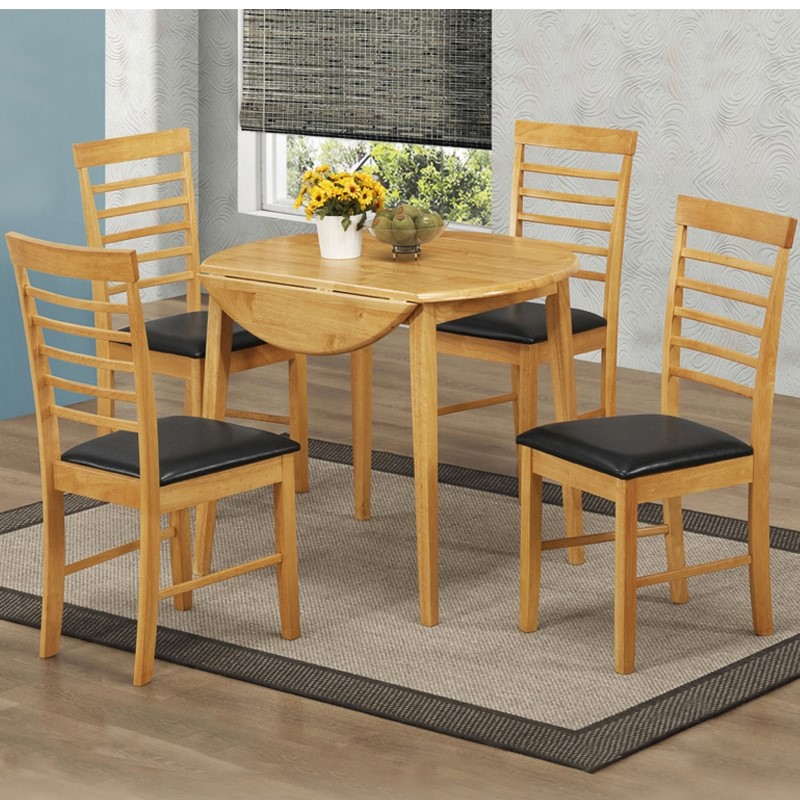 Feels Like Home Plym Round Drop Leaf Dining Table