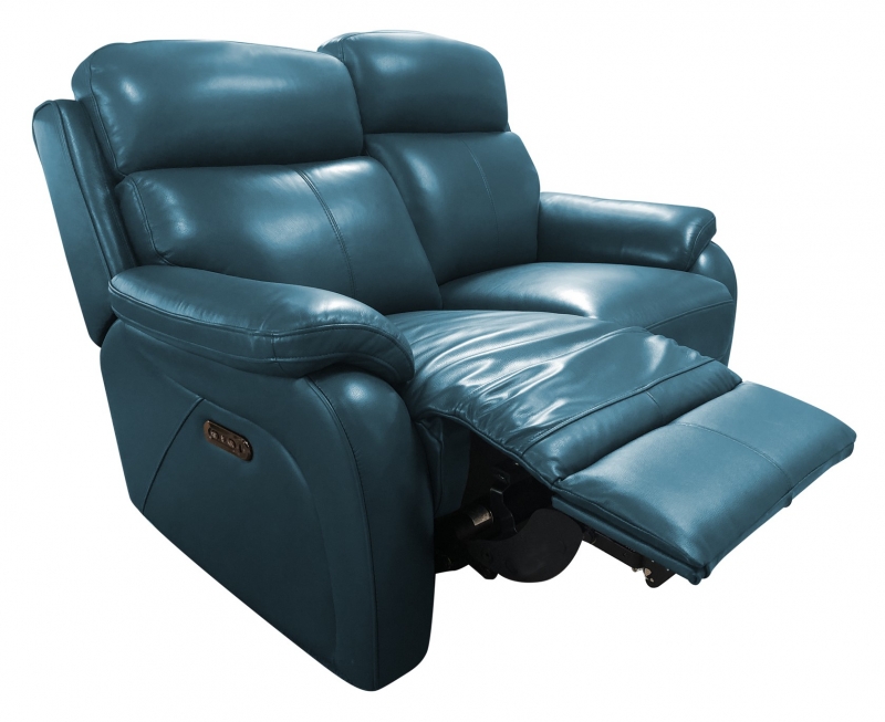 Feels Like Home Dante 2 Seater Double Power Recliner Sofa with Adjustable Headrests and USB