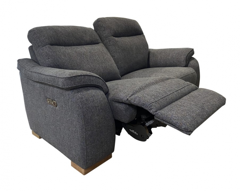 Grey double recliner store