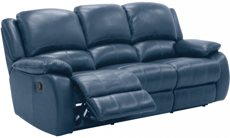 Solo 3 Seater Double Manual Recliner Sofa