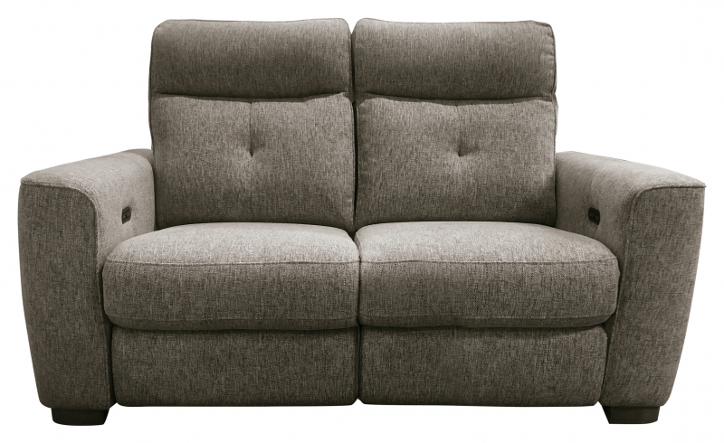 Feels Like Home Stefan 2 Seater Double Power Recliner Sofa with Adjustable Headrests and USB