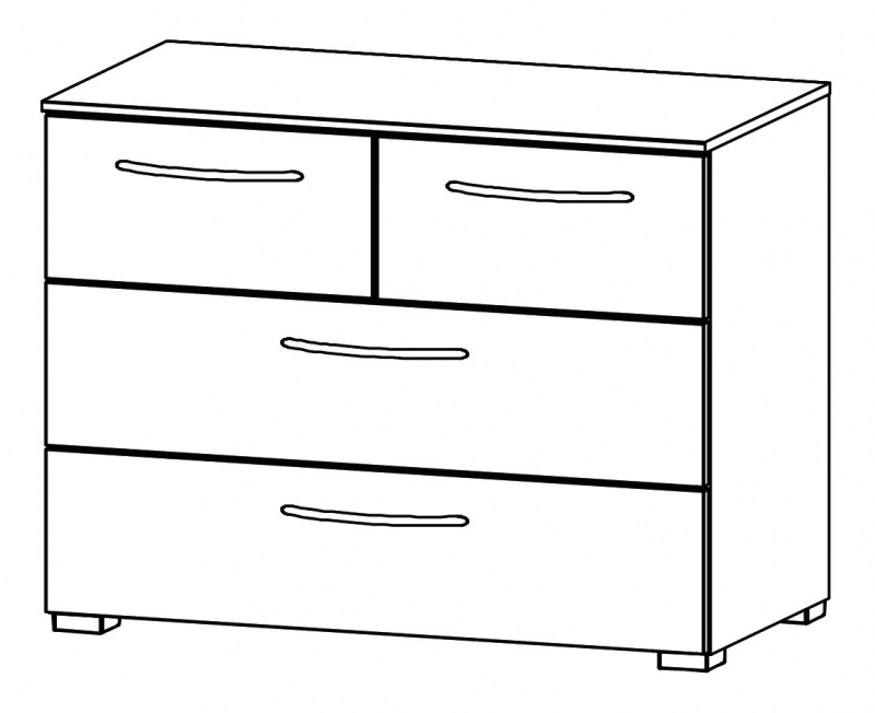 Aldono 6D38 4 Drawer Chest