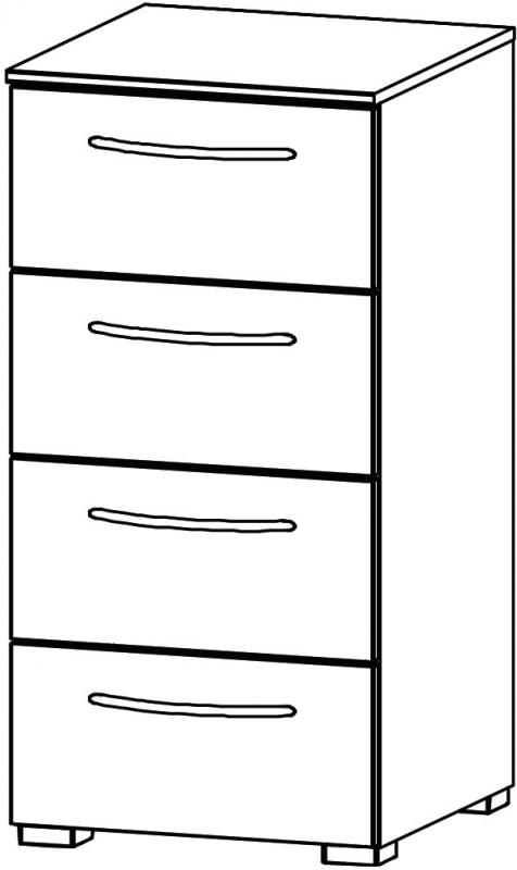 Fairway Furniture Aldono 6H43 4 Drawer Tall Chest