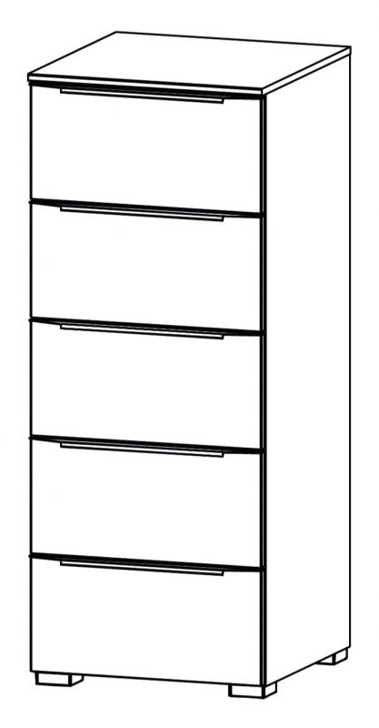 Aldono Deluxe 6DF0 5 Drawer Chest