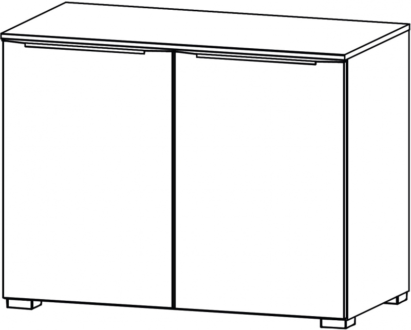 Aldono Deluxe 6H21 2 Door Chest