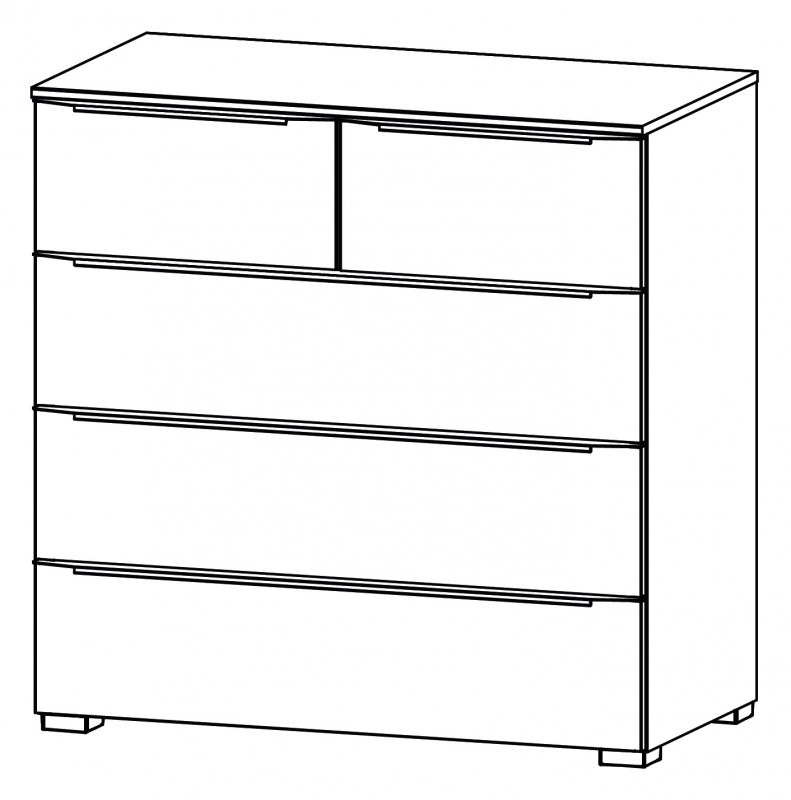 Fairway Furniture Aldono Deluxe 6H27 5 Drawer Wide Chest