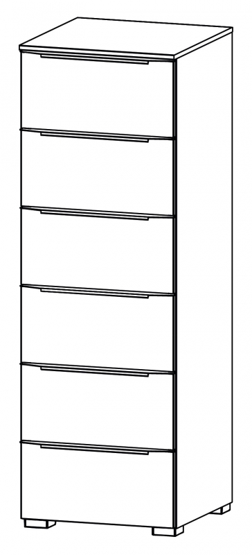 Fairway Furniture Aldono Deluxe 7G32 6 Drawer Tall Chest