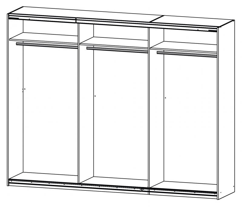 Alegro 5115 Gliding 2 Door Robe