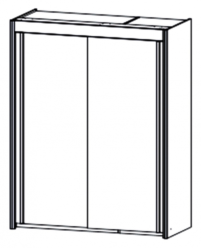 Imperial 4101 Gliding 2 Door Robe (Width 151cm)