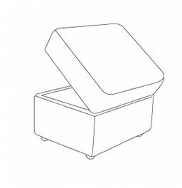 Fairway Furniture Bracken Storage Stool