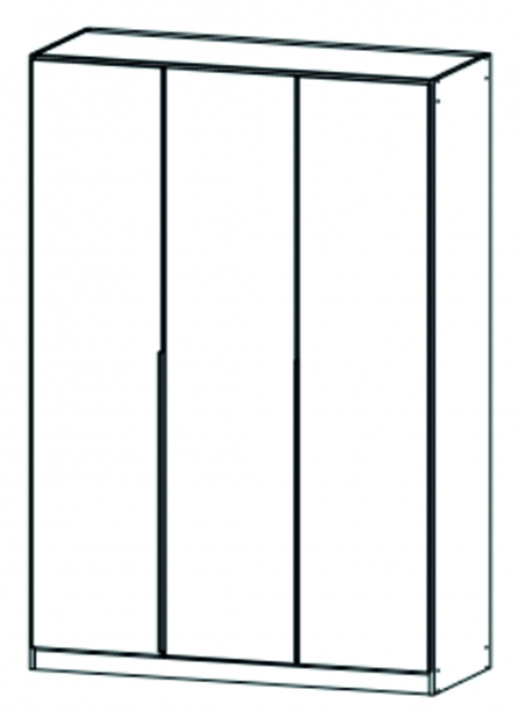 Fairway Furniture Texas 03Q4 Hinged 3 Door Robe