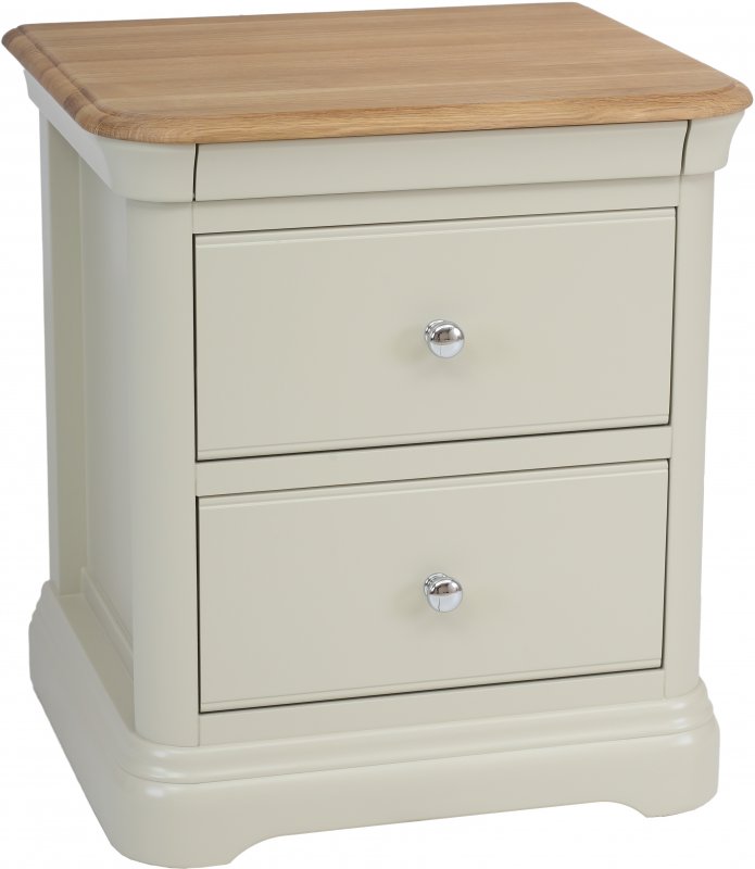 Cromwell Premier 801PR Bedside Chest - 2 Drawers