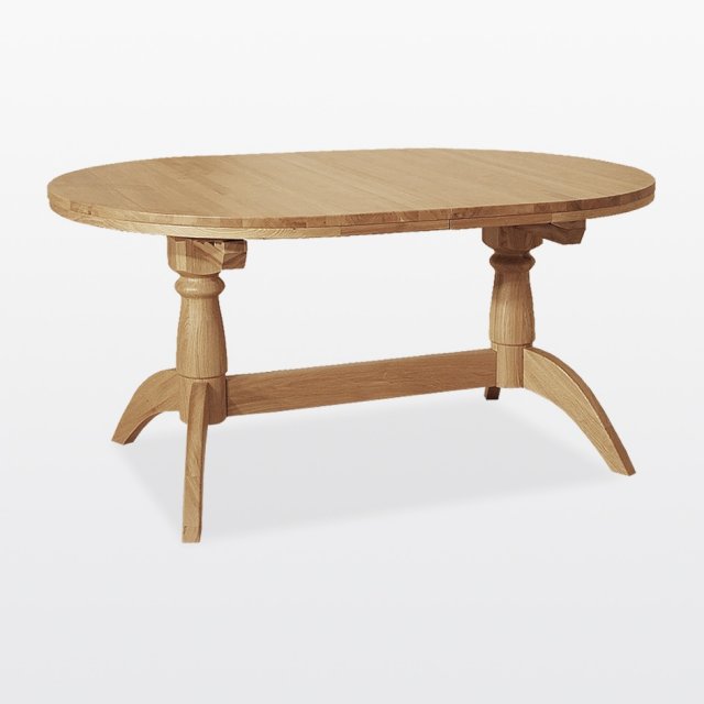 Fairway Furniture Windsor Premier 77PR Oval Double Pedestal Extending Dining Table