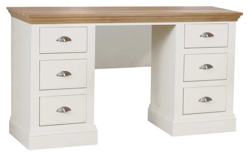 Coelo 850 Double Pedestal Dressing Table - 6 Drawers