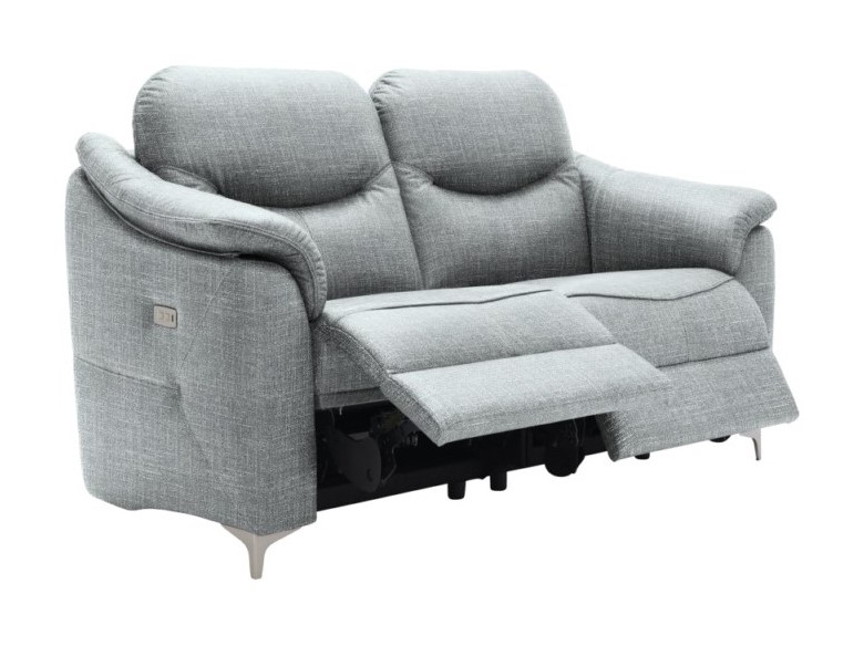G-Plan Upholstery Jackson 2 Seater Sofa - Double Power Recliner Actions with USB Charging