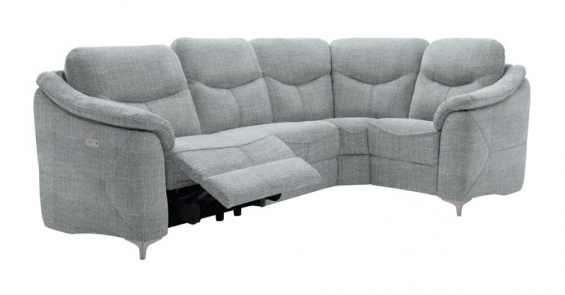 G-Plan Jackson Corner Sofa Group - Single Power Recliner with USB Charging